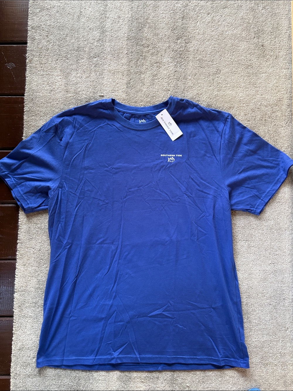 Southern Tide Men's Blue Short Sleeve Crew Tee